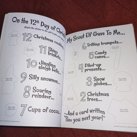 NEW The Elf on the Shelf Activity Book - Picture 6 of 7